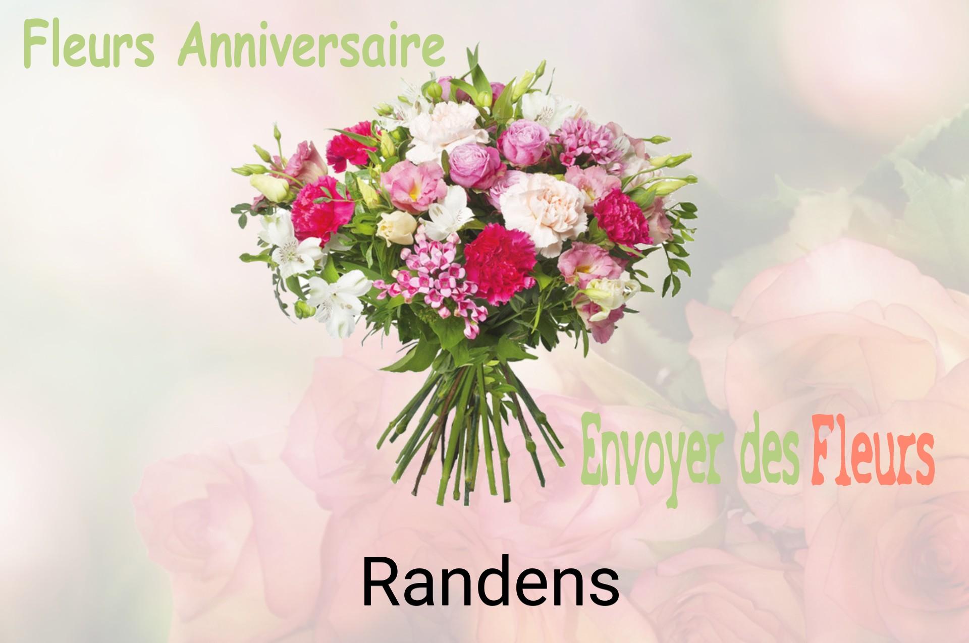 Bouquet de fleurs d’anniversaire livré à Randens