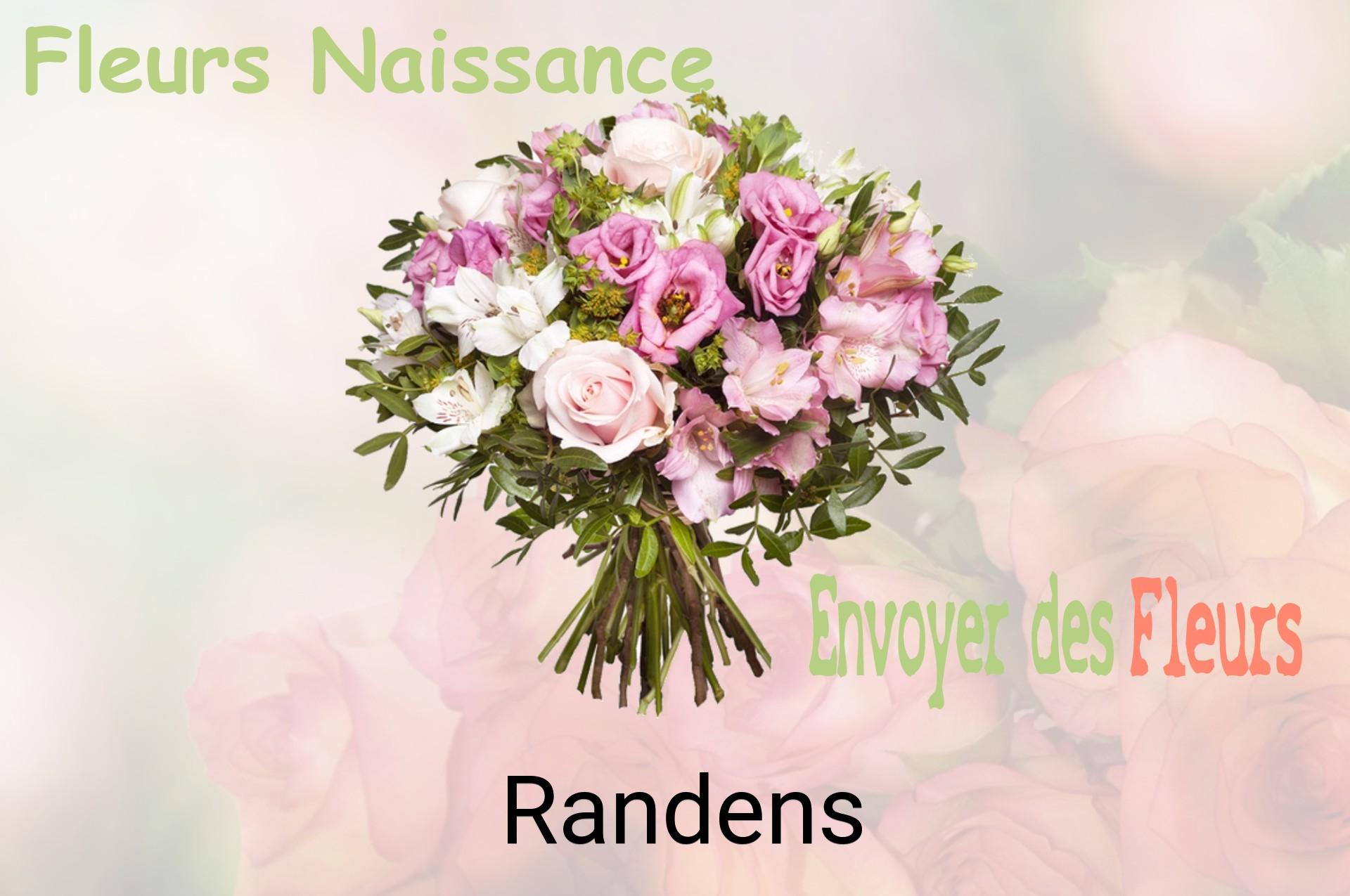 Bouquet de fleurs de naissance livré à Randens